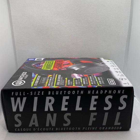 Wicked Audio Full Size Bluetooth Over Ear Headphones Wireless - Picture 4 of 11